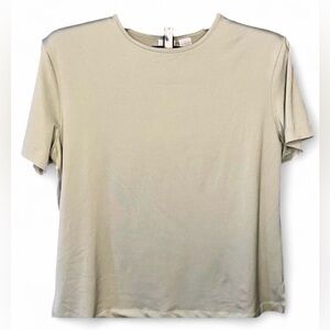 Cherokee Light Sage Green Tee with Crew Neck